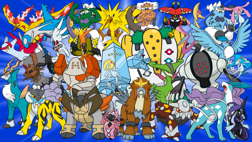 Lendários: Principais – Pokémon Mythology