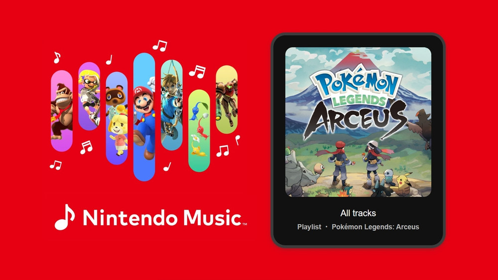 Músicas do Legends Arceus adicionados ao serviço Nintendo Music! + Updates de eventos de TCG Pocket & TCG Live!